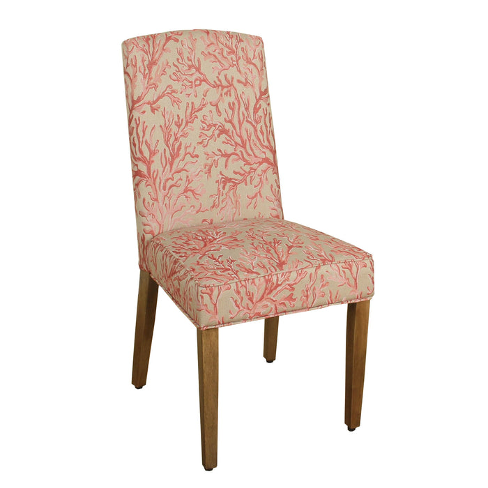 HomePop Traditional Dining Chair - Coral Woven