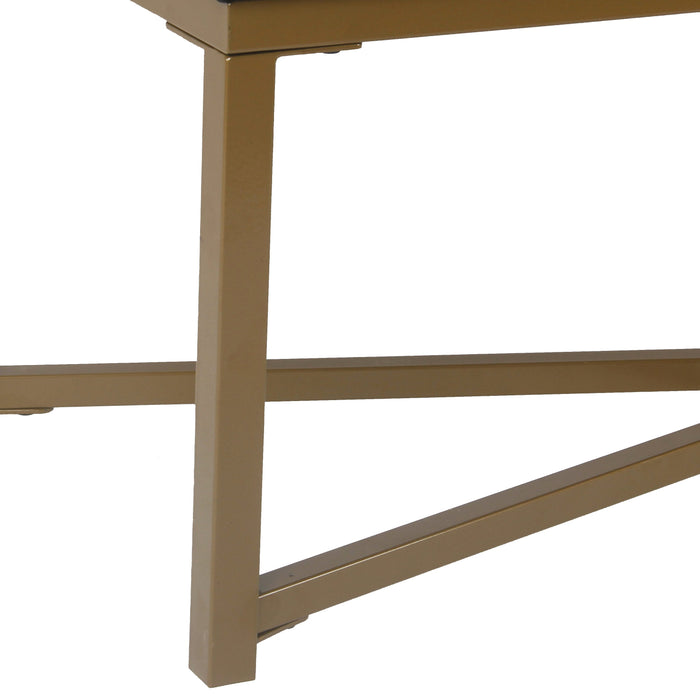 Velvet Bench - Black