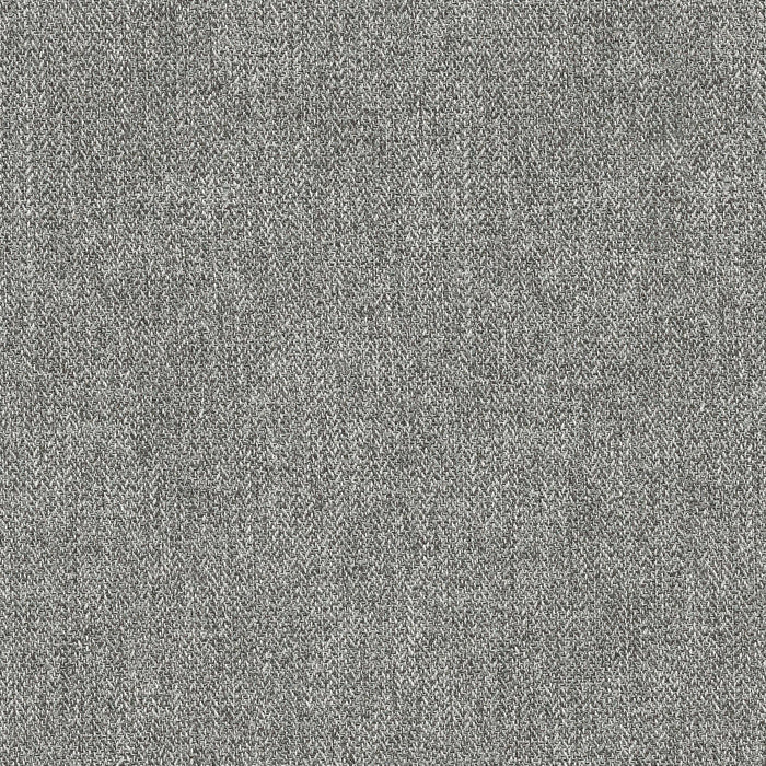 Modern Square Metal Stool  - Gray Woven