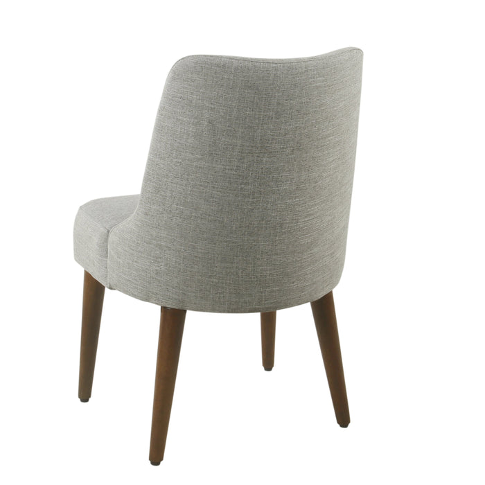 Modern Dining  Chair - Gray Woven