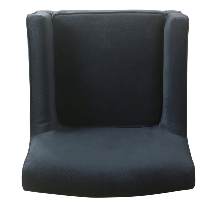 Davis Mid-Century Accent Chair - Navy Velvet