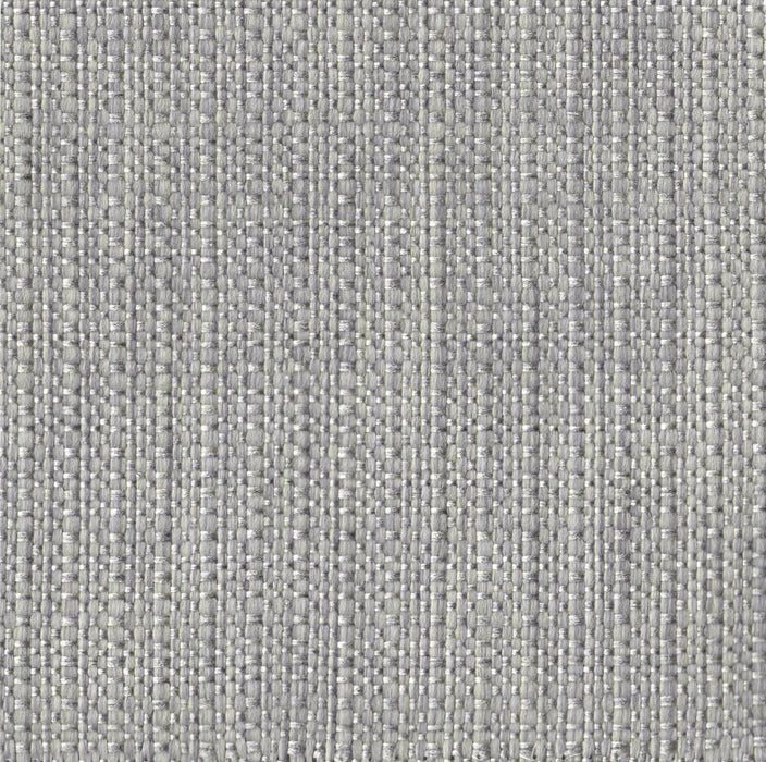 Small Pin-Tufted Ottoman - Gray Woven
