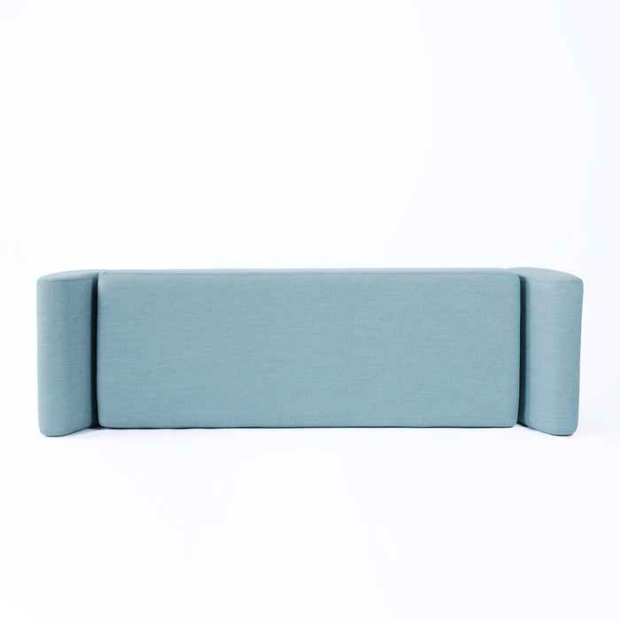 HomePop Modern Storage Bench - French Blue Woven