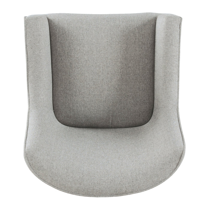 HomePop Modern Accent Chair - Sustainable Gray Woven