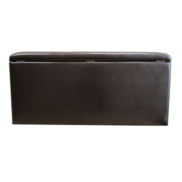 Luxury Pet Bed Bench - Brown Faux Leather